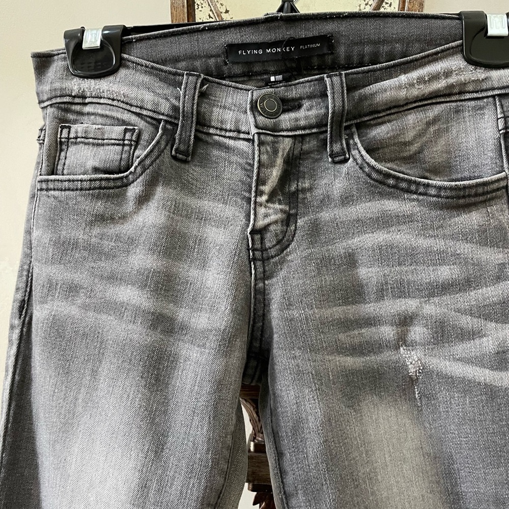 Flying Monkey Grey Denim Skinny Jean
